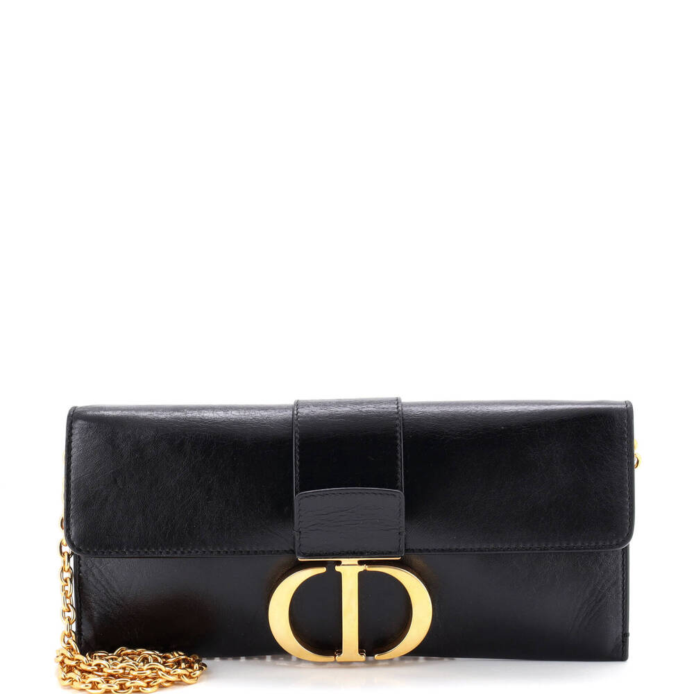 Christian Dior 30 Montaigne Clutch Leather